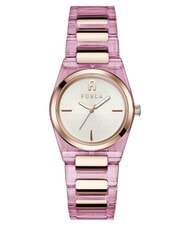 FURLA TEMPO MINI Modeuhr wei&szlig; und rosa - Uhren - 1