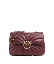 PINKO LOVE PUFF CLASSIC Umh&auml;ngetasche aus Nappaleder intensives Johannisbeer-Antikgold - Damentaschen - 1