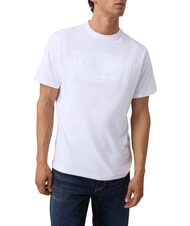 GUESS BOX LOGO EMBOSSED T-Shirt mit gesticktem Logo - Herren-T-Shirts