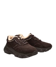 GUESS MICOLA3 Ledersneakers braun - Damenschuhe - 1
