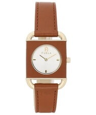 FURLA ARCO SQUARE Modeuhr wei&szlig; und braun - Uhren - 1