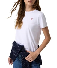 GUESS JEANS TRIANGLE Baumwoll-T-Shirt - T-Shirts und Tops f&uuml;r Damen