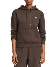 GUESS JEANS REGULAR MINI Kapuzenpullover dunkler Kaffee - Sweatshirts Damen - 1