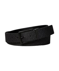 CALVIN KLEIN PIN BUCKLE Lederg&uuml;rtel schwarz/mattschwarz - G&uuml;rtel - 1