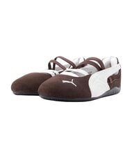PUMA SPEEDCAT BALLET SD JR Lederballerinas rosa schimmernd-wei&szlig; - Kinderschuhe - 1