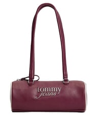 TOMMY HILFIGER TJW BOLD SCRIPT Schultertasche mit zwei Henkeln Rosenholzbraun - Damentaschen - 1