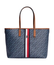 TOMMY HILFIGER TH MONOPLAY Handtasche mit Schulterriemen Raum blau - Damentaschen - 1
