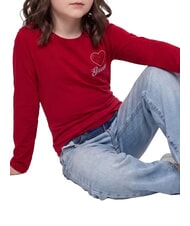 GUESS KIDS Lang&auml;rmeliges T-Shirt Rote-Bete-Saft - Kinder-T-Shirt - 1