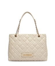 LOVE MOSCHINO QUILTED Umh&auml;ngetasche Elfenbein - Damentaschen - 1
