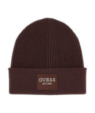 GUESS KNITTED Hut mit Umschlag bitter braun - M&uuml;tzen/H&uuml;te - 1
