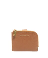 COCCINELLE METALLIC SOFT Mini-Geldb&ouml;rse aus Leder - Brieftaschen Damen