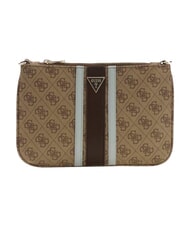 GUESS NOELLE 2 Clutch-Tasche Latte-Logo / braun - Damentaschen - 1