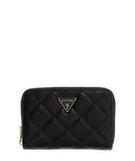 GUESS JULIET Mittelgro&szlig;e Geldb&ouml;rse mit Rei&szlig;verschluss SCHWARZ - Brieftaschen Damen - 1