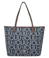 LIUJO EVRIM Schulter-Eink&auml;ufer blauer Denim - Damentaschen - 1