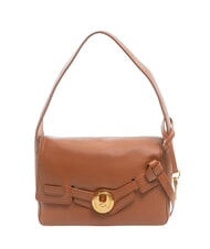 LOVE MOSCHINO PADLOCK Schultertasche mit Schultergurt Waln&uuml;sse - Damentaschen - 1