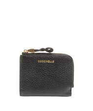 COCCINELLE CHARLOTTE Mini-Geldb&ouml;rse aus Leder Schwarz - Brieftaschen Damen - 1