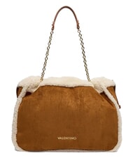 MARIO VALENTINO MAX Schultertasche mit Kette Leder/Ecru - Damentaschen - 1