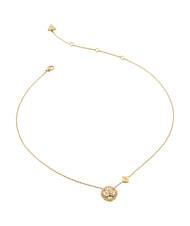 GUESS WILD FLOWER Halskette mit zentralem herzf&ouml;rmigen Anh&auml;nger gelbes Gold - Halsketten - 1