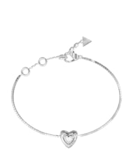 GUESS BELOVED Armband mit herzf&ouml;rmigem Anh&auml;nger SILBER - Armb&auml;nder - 1
