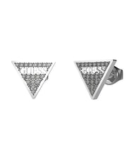 GUESS STUDS PARTY Logo-Ohrringe SILBER - Ohrringe - 1