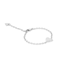 GUESS BY YOUR SIDE Armband mit herzf&ouml;rmigem Anh&auml;nger SILBER - Armb&auml;nder - 1