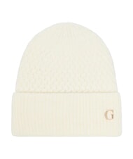 GUESS KNITTED Kappe mit Umschlag und Logo an der Seite NICHT-GERADE WEISS - M&uuml;tzen/H&uuml;te - 1