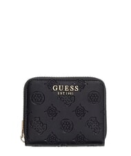 GUESS CARMELLA Kompaktes Portemonnaie schwarzes Logo - Brieftaschen Damen - 1