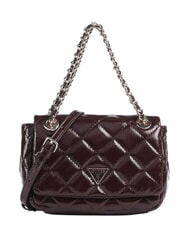 GUESS JULIET Mini-Handtasche mit Schulterriemen Burgund - Damentaschen - 1