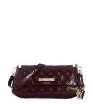 GUESS CARMELLA Umh&auml;ngetasche burgunderrotes Logo - Damentaschen - 1