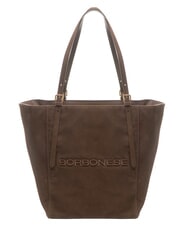 BORBONESE SUEDE LOGO Schultertasche - Damentaschen