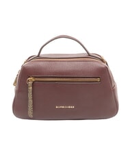 BORBONESE TRUNK BAGS Handtasche mit Schulterriemen Merlot/Natural Op - Damentaschen - 1