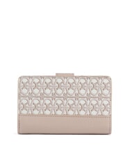 COCCINELLE METALLIC COATED MONOGRAM Geldb&ouml;rse mul.blanc/roset - Brieftaschen Damen - 1