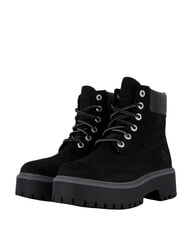 TIMBERLAND STONE STREET PLATFORM WP Wasserdichte Lederstiefelette PECHSCHWARZ - Damenschuhe - 1