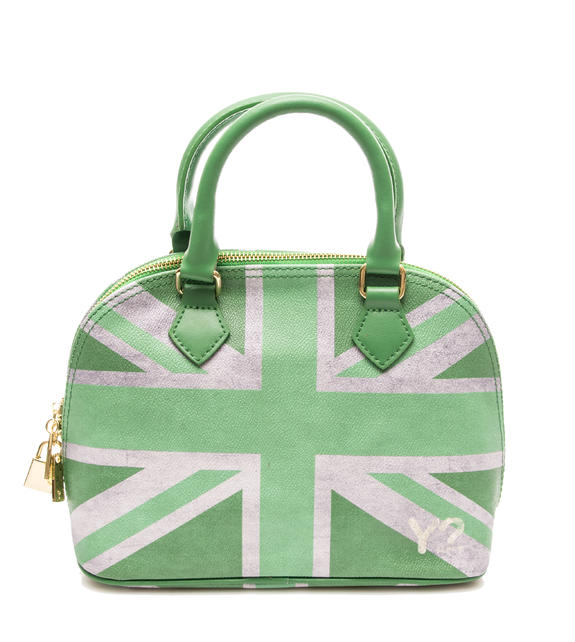 YNOT Flag Color UK Handtasche, mit Schulterriemen grün - Damentaschen