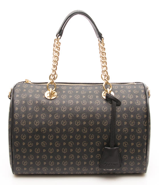 POLLINI Heritage Classic Handtasche, mit Schulterriemen Schwarz - Damentaschen