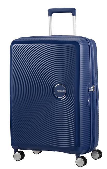 AMERICAN TOURISTER SOUNDBOX SPINNER Mittlerer Trolley, erweiterbar Mitternachtsmarine - Harte Trolleys