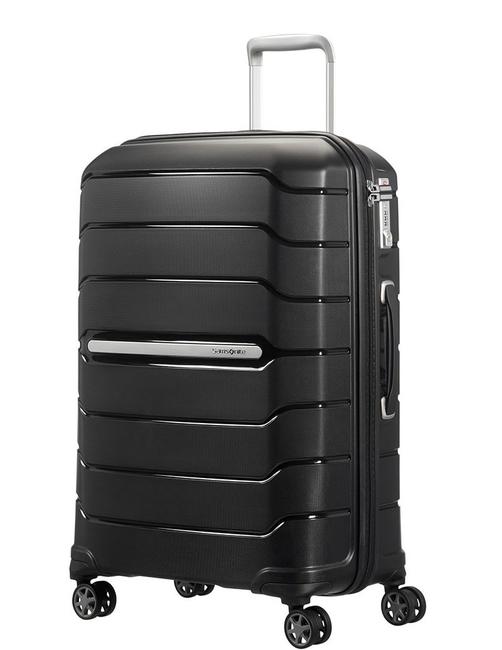 SAMSONITE Trolley FLUX, mittlere Größe, erweiterbar SCHWARZ - Harte Trolleys