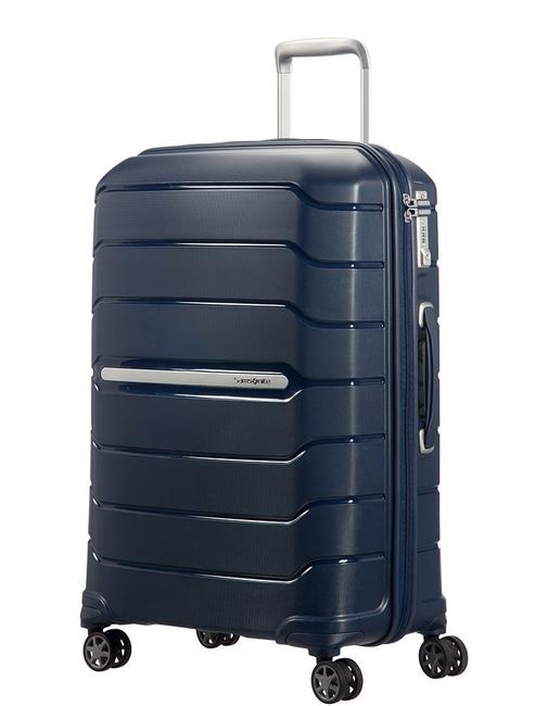 SAMSONITE Trolley FLUX, mittlere Größe, erweiterbar blu navy - Harte Trolleys