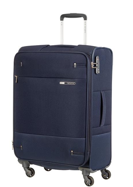 SAMSONITE Trolley BASE BOOST, mittlere Größe, erweiterbar blu navy - Halbharte Trolleys