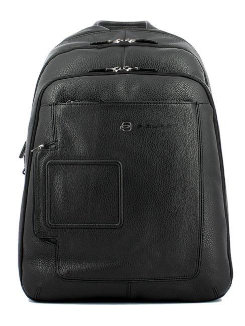 PIQUADRO Rucksack Linie VIBE out, in Leder, Notebookhalter bis 13 " Schwarz - PC-Rucksäcke
