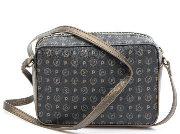 POLLINI HERITAGE CLASSIC Mini-Schultertasche schwarze Bronze - Damentaschen