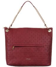 POLLINI Embossed Heritage Umh&auml;ngetasche, mit Schultergurt und Schl&uuml;sselring Burgund - Damentaschen - 1