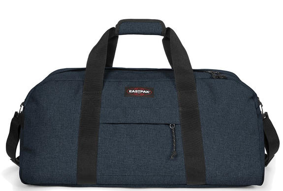 EASTPAK STATION + Reisetasche mit Schultergurt dreifach denim - Reisetaschen