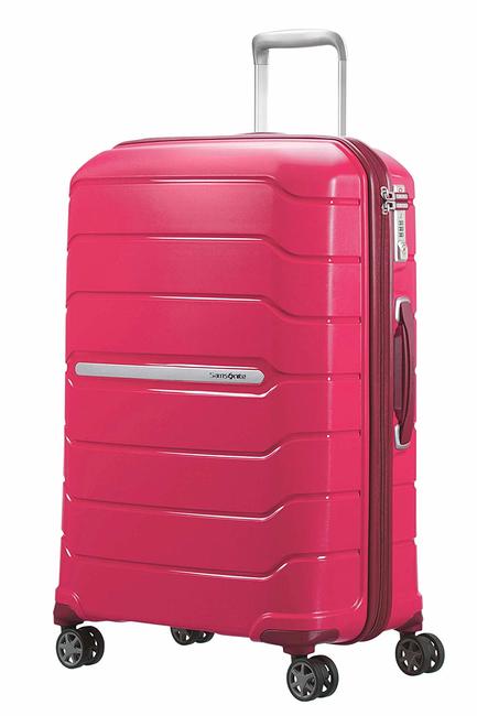 SAMSONITE Trolley FLUX, mittlere Größe, erweiterbar Granita rot - Harte Trolleys