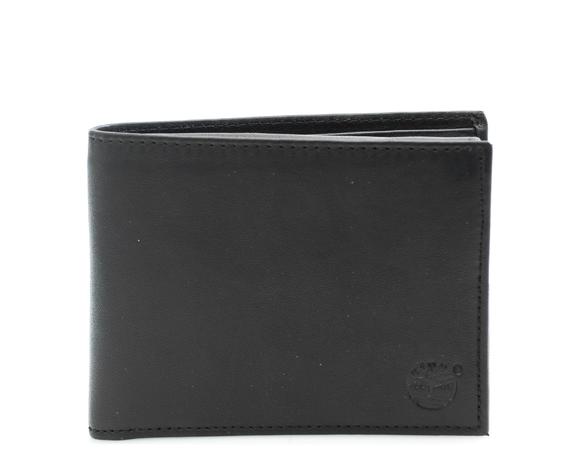 TIMBERLAND Geldbörse Aus Leder, mit Überschlag SCHWARZ - Brieftaschen Herren