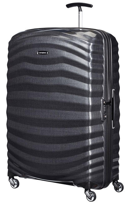 SAMSONITE LITE-SHOCK LITE-SHOCK-Linie, extragroß, ultraleicht SCHWARZ - Harte Trolleys