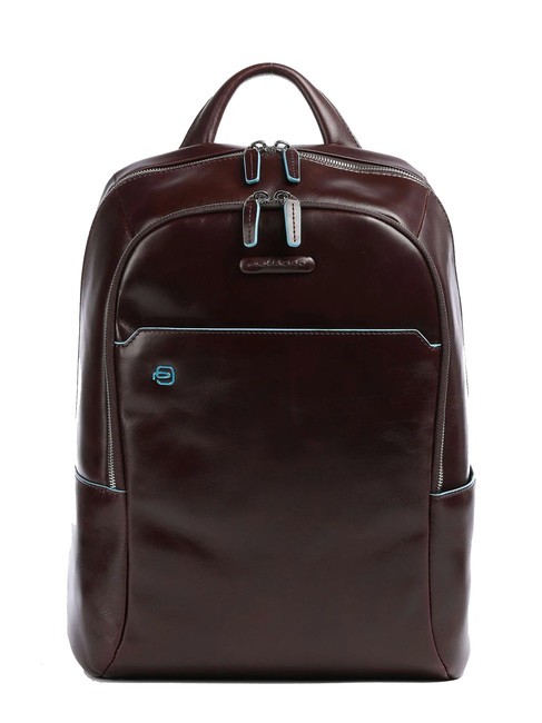 PIQUADRO Rucksack Linie BLUE SQUARE, aus Leder MAHAGONI - PC-Rucksäcke