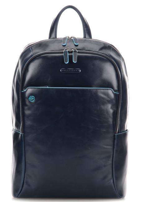 PIQUADRO BLUE SQUARE 15,6 "Laptop-Rucksack Blau - PC-Rucksäcke