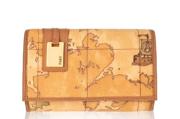 ALVIERO MARTINI PRIMA CLASSE Geldbörse GEO CLASSIC, mit Logoplakette NATÜRLICH - Brieftaschen Damen