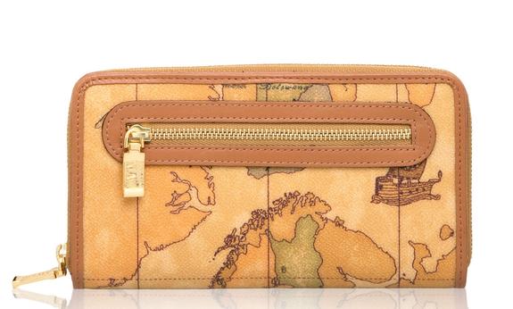 ALVIERO MARTINI PRIMA CLASSE Geldbörse GEO CLASSIC, Rundum-Reißverschluss NATÜRLICH - Brieftaschen Damen